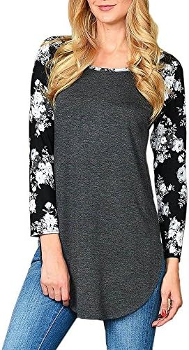 Tenworld Women's Long Sleeve Tops Casual Teen Girls Tees Loose T Shirts