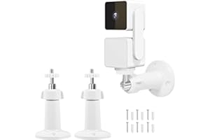Voyaux Dual Pack Wall Mount for Wyze Cam Pan V3 - All-Angle Swivel & Tilt Adjustable Bracket for Indoor & Outdoor Use (Camera NOT Included)