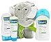 Cetaphil Baby Sensitive Skin Bath Time Essentials Gift Set with Elephant Hoodie towel
