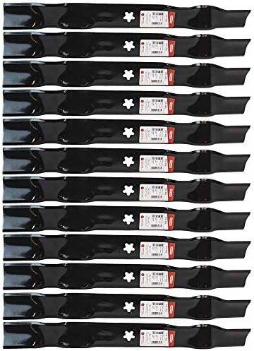 12PK Oregon 195-005 Lawn Mower Mulching Blades AYP 134149 138971 138498 127843