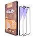 iPhone X Screen Protector Edge to Edge [2-Pack], Anti Blue Light Ray Glare Full Coverage Tempered Glass Screen Protector Film for Apple iPhone X iPhone 10 [Black 5.8’’] 3D Touch Compatible
