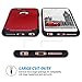 ULAK Slim Protective Case for iPhone 6 Plus, iPhone 6S Plus Hybrid Soft Silicone Hard Back Cover Anti Scratch Bumper Case (Red)