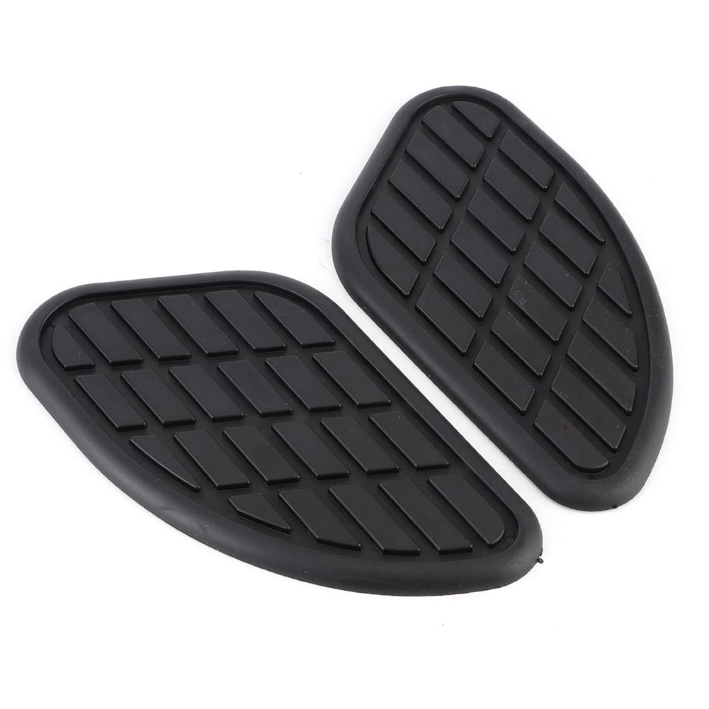 Vaexheart Motorcycle Gas Tank Side Pads – Silica Gel Traction Grips, Universal Fit, 2-Pack
