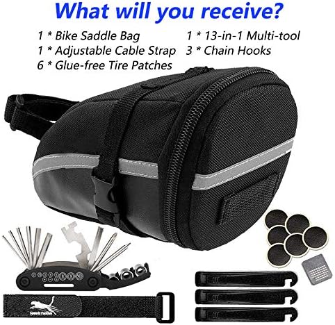 Speedy Panther MTB Bike Repair Tool Kit - Under Saddle Bag, Waterproof Cycling Wedge Pack, Tail Bag, Bag Kit, 5.9*2.95*4.13 centimetres - Image 3