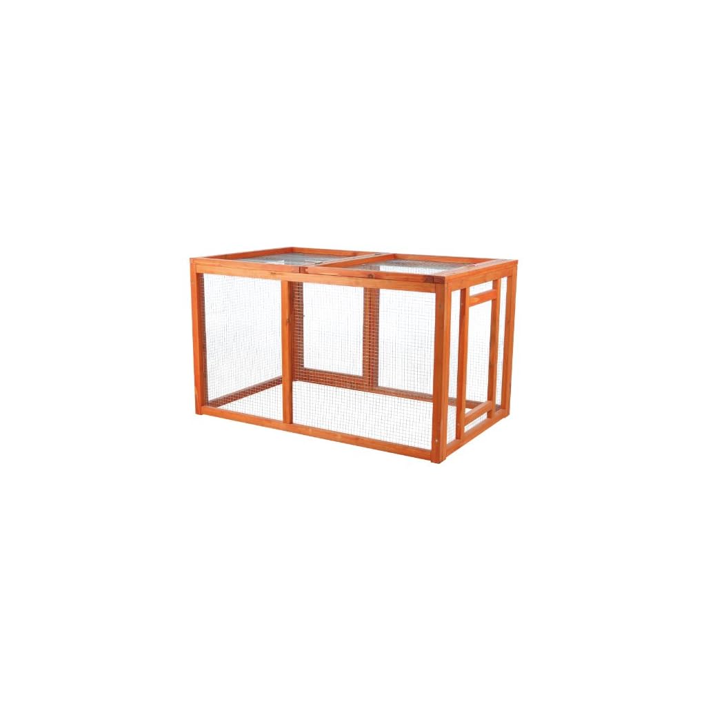 TRIXIE Natura Outdoor Run for Chicken Coops Backyard Chicken Tractor