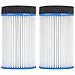 Clear Choice Pool Spa Filter 4.50 Dia x 7.80 in Cartridge Replacement for Spa-in-a-Box M-SPA Spa2Go Baleen AK-LGFPKWS, [2-Pack]