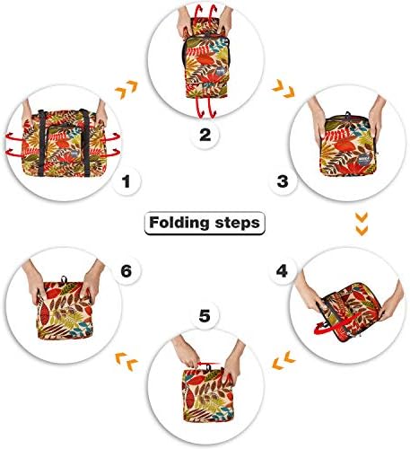 Wandf Foldable Travel Duffel Bag Carryon Luggage Sports Gym Weekend Tote Bag Water Resistant Nylon for Women 7 Wandf Foldable Travel Duffel Bag Carryon Luggage Sports Gym Weekend Tote Bag Water Resistant Nylon for Women