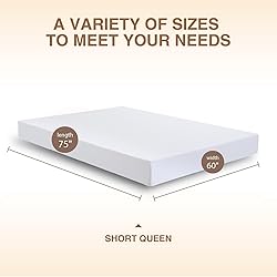 Dyonery RV Mattress Short Queen, 8 Inch Memory Foam