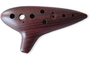 Woodi Ocarina Flute WC-917BW 12 Holes Wood Grain Alto C