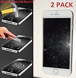 Powerdigital(tm) [[ 2 Pack ]] Glitter Diamond Sparkling Tempered Glass Screen Protector for iPhone 6 Plus / 6S Plus 5.5
