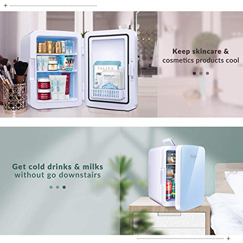 Firares Rapid Cooling 10 Liter/12 Can Mini Fridge for Bedroom, Protable