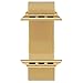 Probrotherbrand New Apple Watch Band Steel Milanese Loop Replacement Wrist Band with Free Plated Case for Apple Watch iWatch (Gold 42mm)