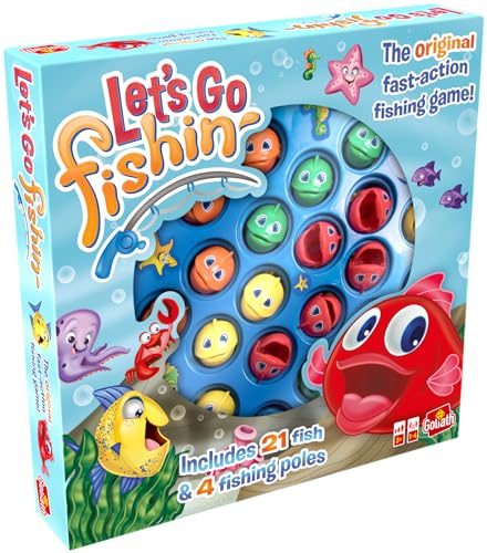 Goliath 30816 Let's Go Fishin' Original (ML), Multi-coloured Fishing game for children.