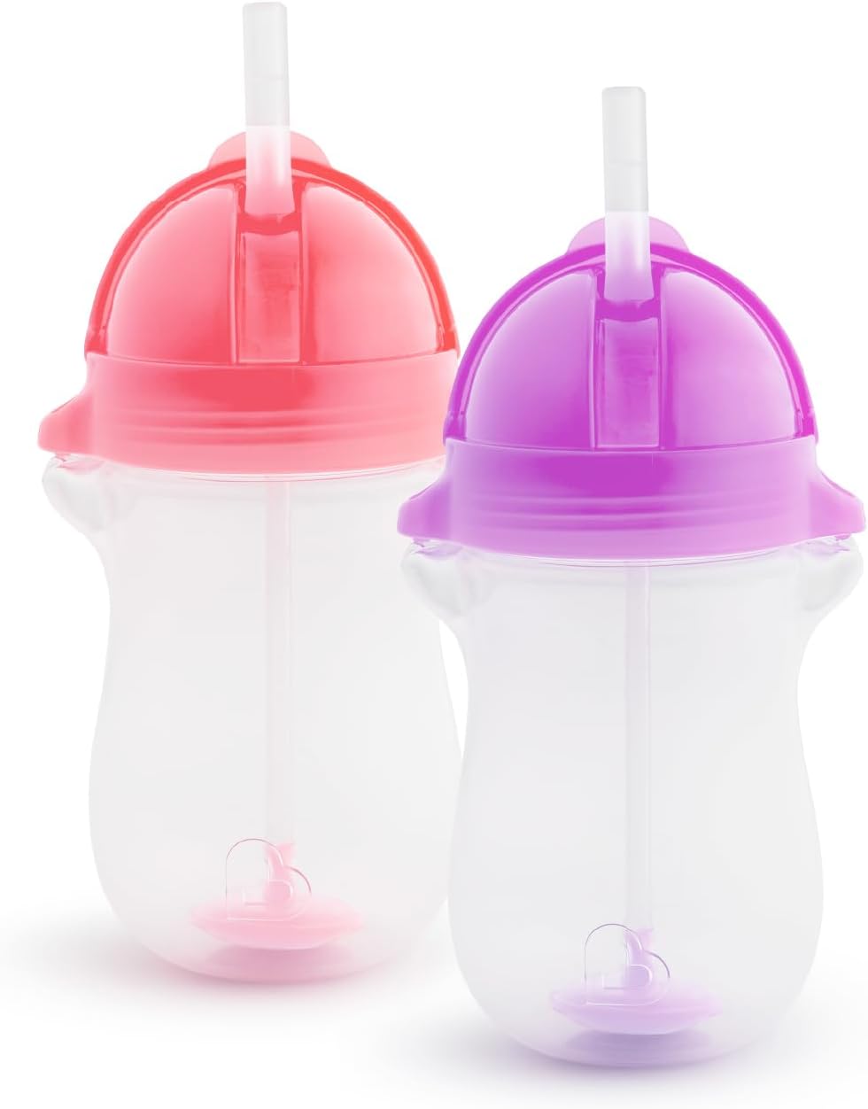 Munchkin Click Lock Tip & Sip 10oz 2 Pack Pink Purple BPA Free Sippy Cup