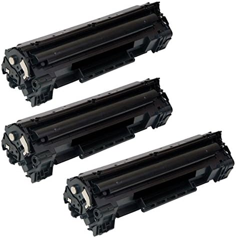 HQ Supplies Premium Compatible Replacements for 3 HP 35A Black Toner, HP CB435A for HP LaserJet P1002, P1003, P1004, P1005, P1006, P1009 Printers