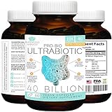Probiotic Capsules | 40 Billion CFU (60 Vegetarian Capsules) | Extra Strength Supplement - Made in USA