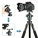 Andoer Tb81X Tripod Ball Head 360 Degree Rotating Panoramic Camera Quick Release Ball Head for Tripod Monopod Slider DSLR Camera with 3Pcs 1/4