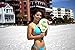 Frescobol Florida Set, 2 Original Vero frescobol Beach Paddles, 2 Balls, 2 Darts and Beach Tote-Bag (Pink Flamingo & Green Alligator Set)