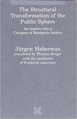 An Inquiry into a Category of Bourgeois Society