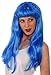 Kangaroo Costume Wigs - Glamorous Blue Wig with Bangs