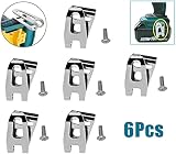 CHEYLIZI 6 Stainless Steel Makita 18V LXT Drill Belt Hook Clips Replacement view 4