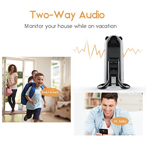 Wireless Baby Monitor Camera,1080P WiFi Security Camera IP Indoor Home Camera with app for Phone,with Night Vision,Two Way Talk,Motion Activated,Cloud Storage,for Pet/Baby/Elder/Nanny Cam
