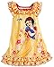 Disney Store Snow White Little Girls' Yellow Ruffles Nightshirt