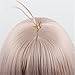 Xingwang Queen Anime Long Pink Cosplay Wig Women Girls' Party Wigs with Free Cap