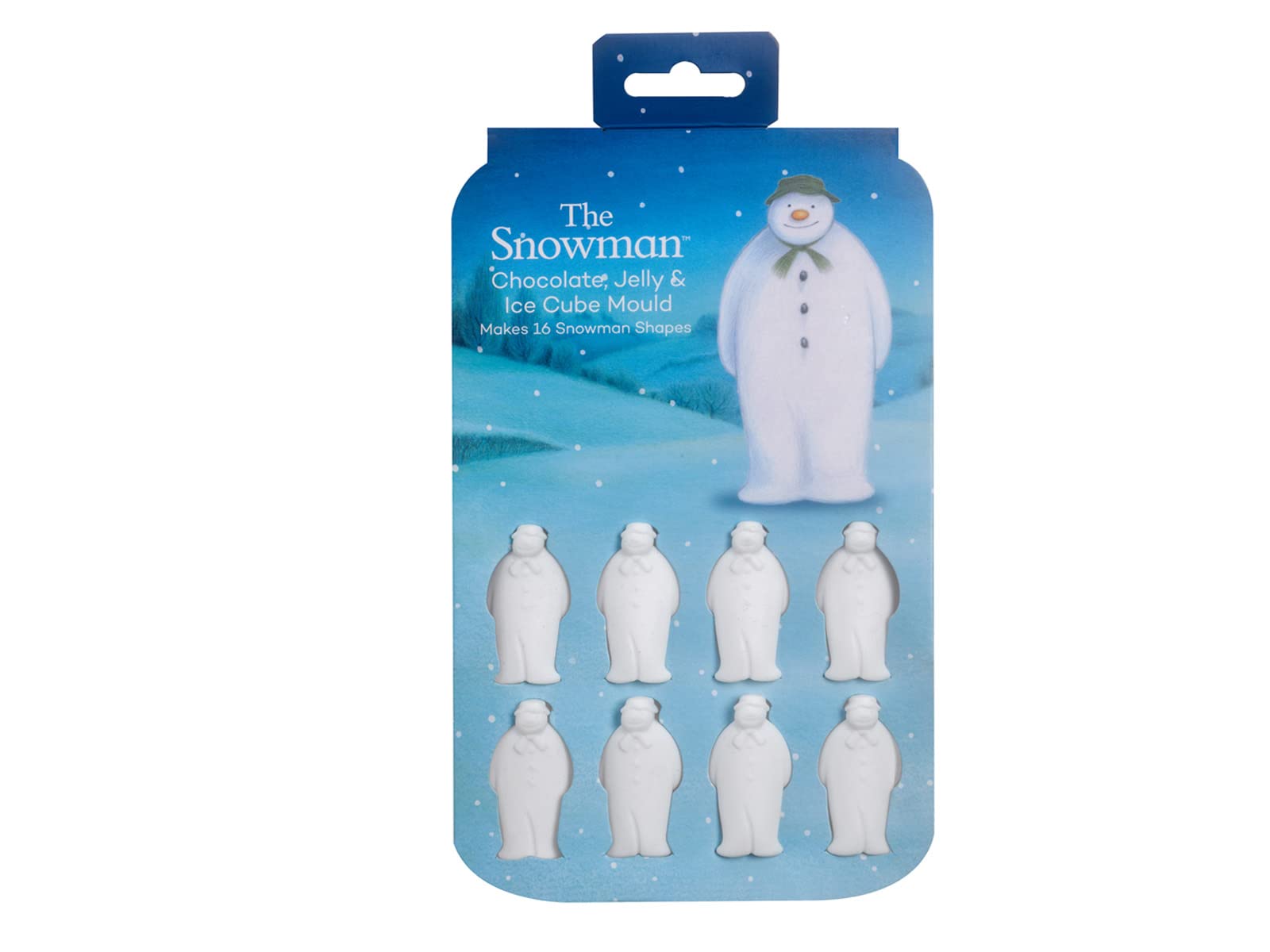 The Snowman Chocolate, Jelly & ICE Cubes Mould (16 Cups)