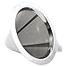 Pour Over Coffee Maker, Dripper Made of Stainless Steel, Paperless Reusable Coffee Filter, Single Cup Brewer