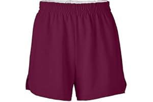 Soffe Girls' Authentic Cheer Shorts – Soft Cotton Blend Gym Shorts for Cheerleading, Dance, Running, Fitness, & Casual Wear