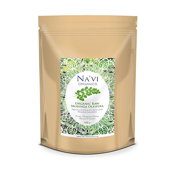 Premium Raw Bio Moringa Oleifera Blattpulver â zertifiziert und hÃ¶chste QualitÃ¤t (250 Gramm)