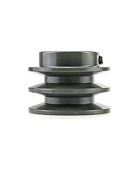 QWORK 2AK251 Double Groove Pulley/Sheave, 2.55"OD
