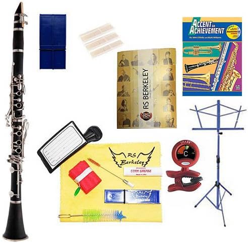 RS Berkeley cl304 Elite Series Bb Clarinet with case &amp; Bonus RSB MEGA PACK w/Accent in achievement Book