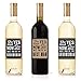 Hadley Designs 6 Will You Be My Groomsman + 1 BONUS Best Man Proposal Wine, Beer, Whiskey, Liquor Bottle Labels or Stickers Set for Groomsmen Party Favors Best Way To Ask Your Grooms Men