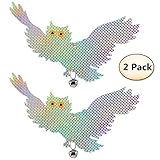 Bird Blinder Reflective Hanging Flying Owl - Pest Repellent (2 pack)