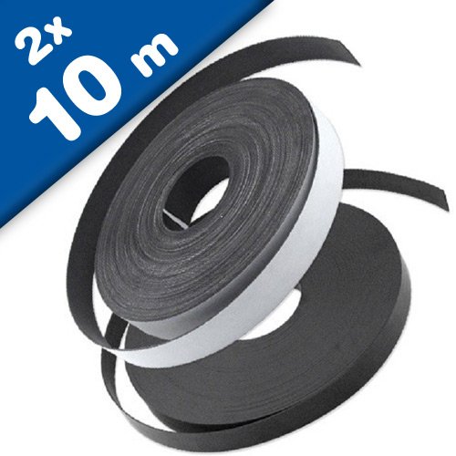 Fliegengitter Magnetband Magnetstreifen selbstklebend 12,7mm breit, je 10 m Typ A + B - für alle Fliegerngitter