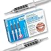 Real Whitening Teeth Whitening Gel, No Hydrogen Peroxide, Activated Charcoal Teeth Whitening Gel for Sensitive Teeth, (3) 5 mL Syringes for 30 Days - Primal Life Organics