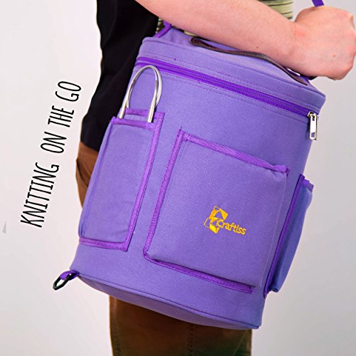 6 Yarn+Storage+Bag+Knitting+Organizer