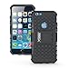 iPhone 6 Case, iPhone 6S Case, Xbows [Rugged Wave] Slim Durable Protective Shockproof Case Built-in Kickstand for Apple iPhone 6/6S (Black)