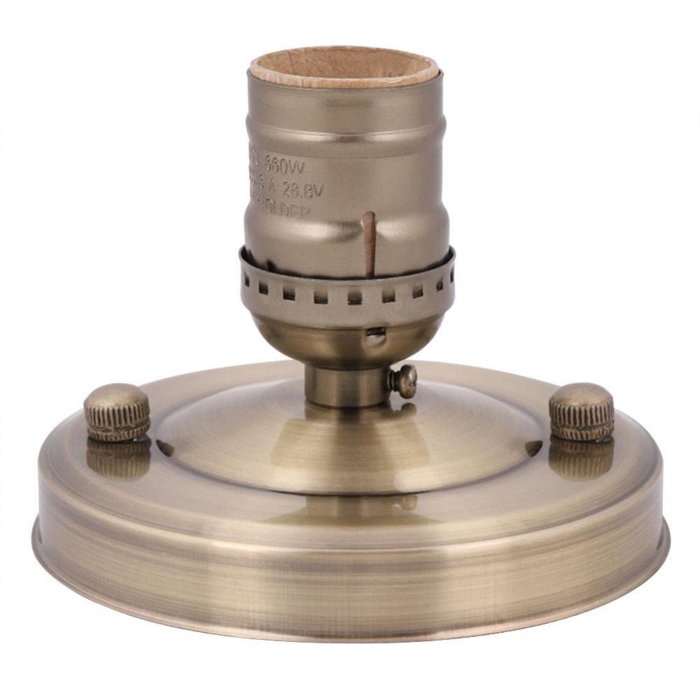 E26/E27 Ceiling Base Bracket/Screw Wall Light, Vintage Industrial Ceiling Lamp Base Bracket Fixtures Suitable for Kitchen(Bronze)