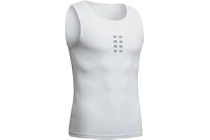 WOSAWE Men's Biking Base Layer Vest Cycling Sleeveless Undershirt Quick Drying