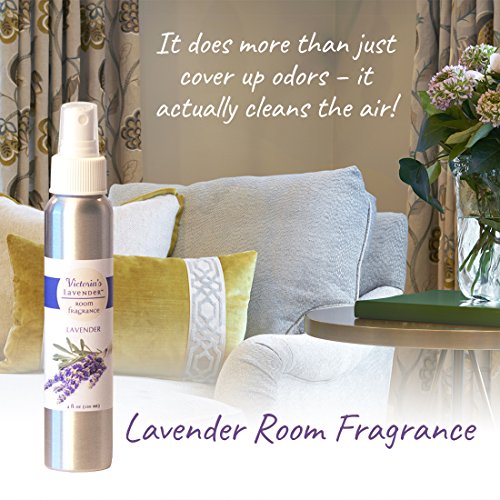 image for Victoria's Lavender Room Spray All-Natural Home Fragrance 100% Pure Es