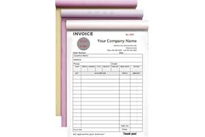 Custom Receipt Book with Carbon Copies Carbon Copy Sales Order Form Invoice Booklet Cute and Handy for Small Boutique Busines