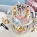 Rotating Makeup Organizer, 360 Degree Spining 8 Adjustable Layers Large Capacity Cosmetic Organizer, Transparent Make Up Organizers and Storage for Vanity Countertop or Bedroom Dresser