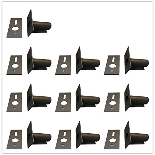 1000LED Slip Fitter Adaptor 10-Pack for Shoebox Lighting, Tenon Adapter for Parking Lot Light Fixture Mounting Brackets Adaptor, Transform The Slip Fitter into Arm Mounts for Pole