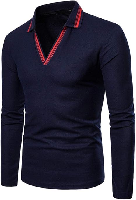 GRACE KARIN Bluse Damen Elegant V-Ausschnitt - Business Bluse Mit Rüschen Langarm