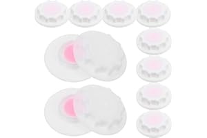 VALICLUD 10pcs White Pe Vacuum Seal Valves for Compression Storage Bags, Plastic Air Check Valves for Travel