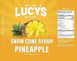 Lucy's Family Owned - Shaved Ice Snow Cone