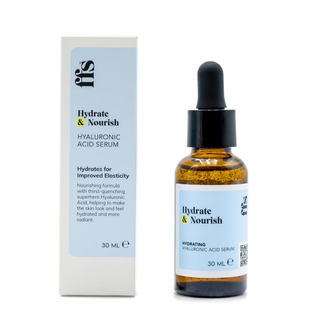 FFS Beauty Hydrate & Nourish: Hyaluronic Acid Serum - Skin Care, Cleansing Oil, Hyaluronic Acid Serum for Face, Anti Aging, Hydrating